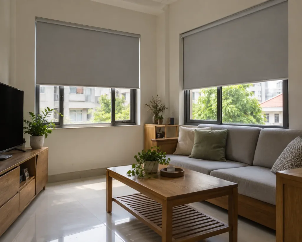 Rèm cửa cho nhà phố: giải pháp cho mặt tiền, cửa sổ hẹp và cầu thang